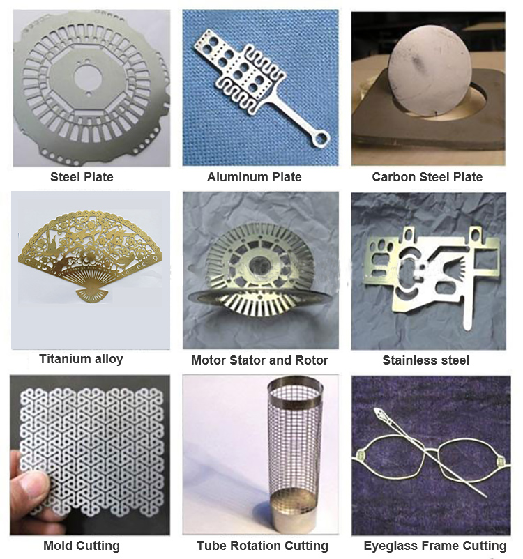 वाईफ़ाई वायरलेस नियंत्रण के साथ नीचे मूल्य लेजर काटने की मशीन 1000 w